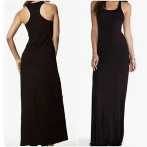 Johnny Was Calme Black Racerback Knit‎ Maxi Dress | Size XS